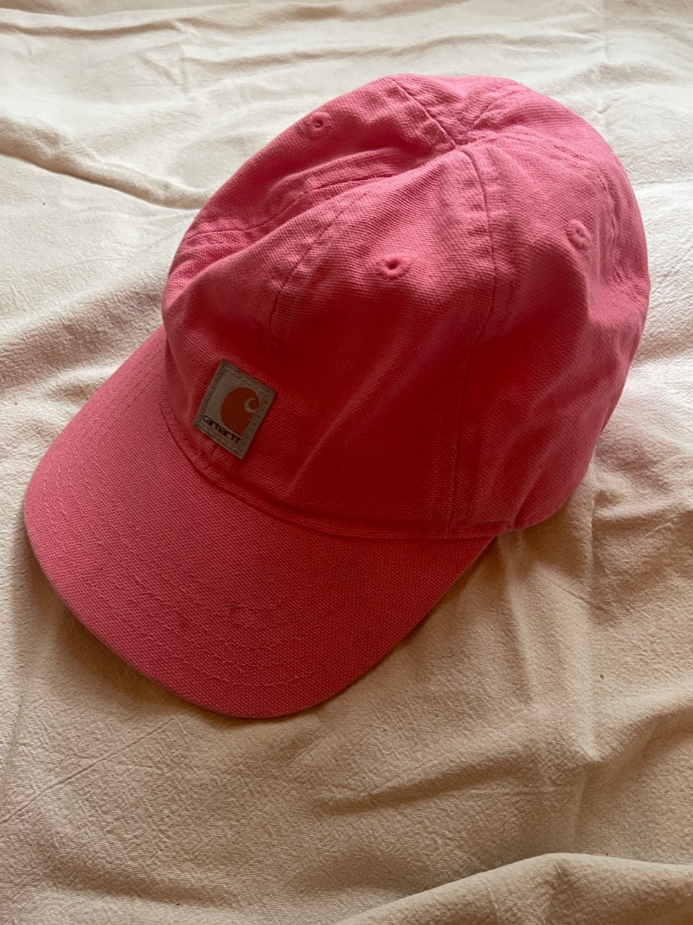 Carhartt Coral-Pink Infant Toddler Canvas Cap